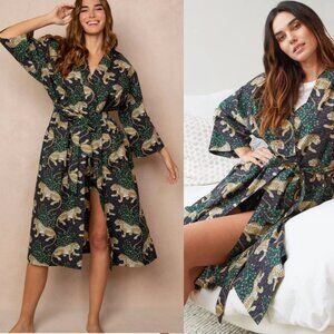 Printfresh Robe in Bagheera Size XXS-XS